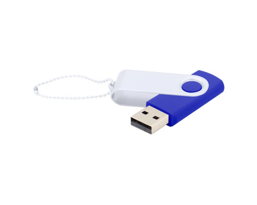 Флешка Designer To Go 2.0 USB 16Gb, синий/белый Флешка Designer To Go 2.0 USB 16Gb, синий/белый