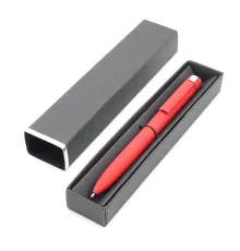 Ручка Espada в коробке Cradle чёрной с серебристым, красный