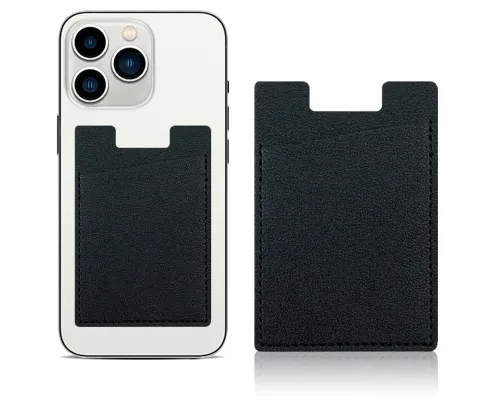 Держатель карт на телефоне SlimPocket, чёрный