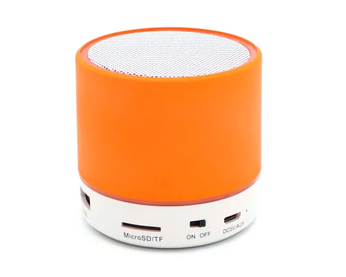 Беспроводная Bluetooth колонка Attilan (BLTS01), оранжевая Беспроводная Bluetooth колонка Attilan (BLTS01), оранжевая