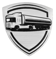 Шильд-наклейка транспорт, серебро