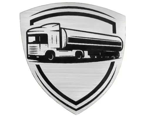 Шильд-наклейка транспорт, серебро