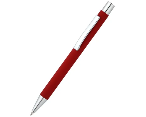 Ручка металлическая Rebecca софт-тач, красная
