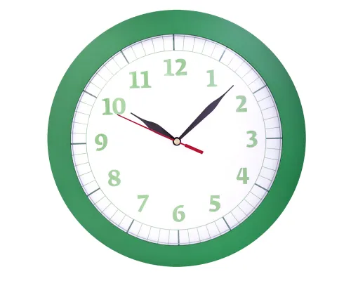 Часы настенные Vivid large, зеленые