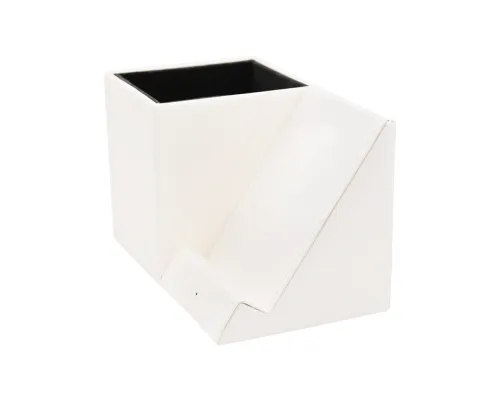 Настольный органайзер Elegans c беспроводной зарядкой, белый