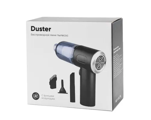 Беспроводной мини пылесос Duster, черный