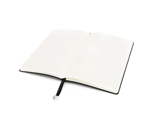 Блокнот A5 Officer в мягком переплёте с металлической биркой, чёрный