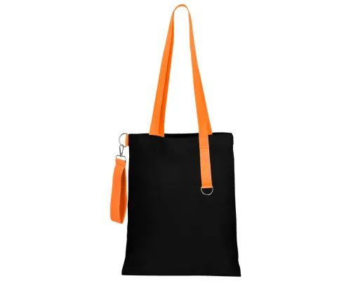 Сумка для покупок Black GLOW 325 г/м² с ремувкой, оранжевая