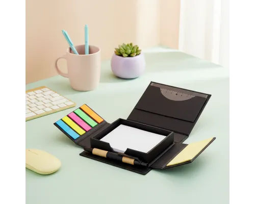 Набор для записей со стикерами Notora, черный