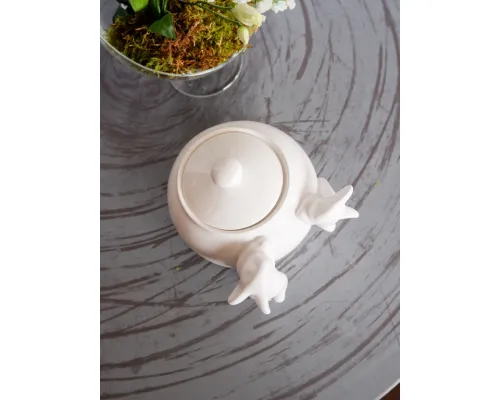 Сахарница с кроликами (NEW), 1000 мл, Белый