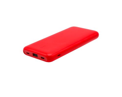 Внешний аккумулятор Saming, 10000mAh, красный Внешний аккумулятор Saming, 10000mAh, красный