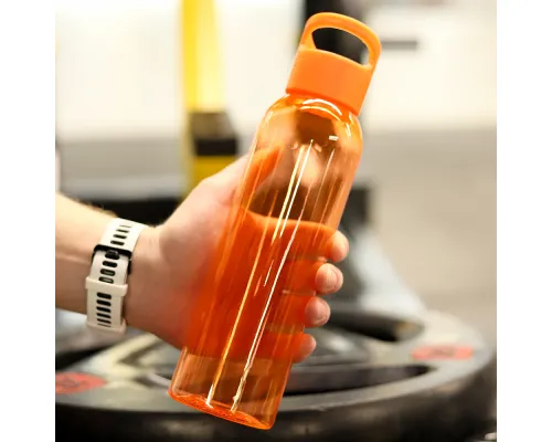 Бутылка пластиковая для воды Sportes, оранжевая