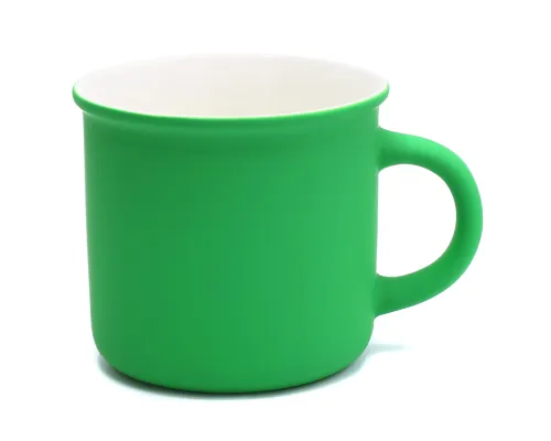 Кружка Camping, софт тач, зеленый