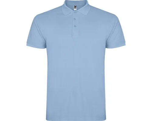 Футболка поло STAR мужская, НЕБЕСНО-ГОЛУБОЙ 3XL