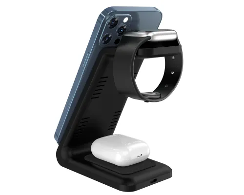 Беспроводное мультизарядное устройство Standy 15W, черный