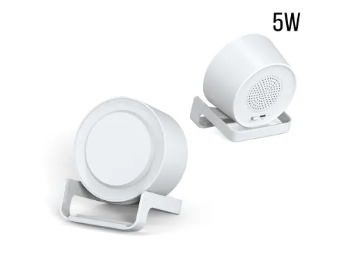 Беспроводная Bluetooth колонка U-Tone c функцией беспроводной зарядки, белый Беспроводная Bluetooth колонка U-Tone c функцией беспроводной зарядки, белый