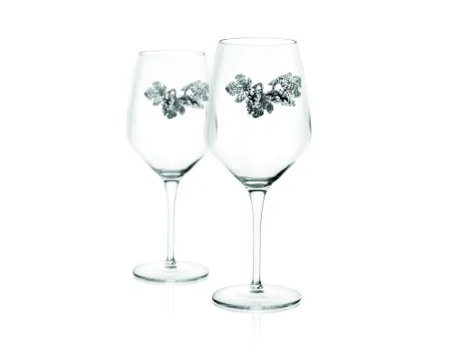 Комплект бокалов для красного вина 6 шт  UVA BLACK в подарочной упаковке