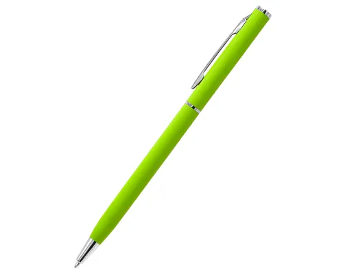 Ручка металлическая Tinny Soft софт-тач, зеленая