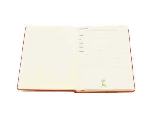 Ежедневник A5 недатированный Dear в твёрдом переплёте, оранжевый Ежедневник A5 недатированный Dear в твёрдом переплёте, оранжевый