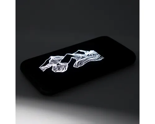 Внешний аккумулятор Kugo, 10000 mAh с подсветкой гравировки, черный