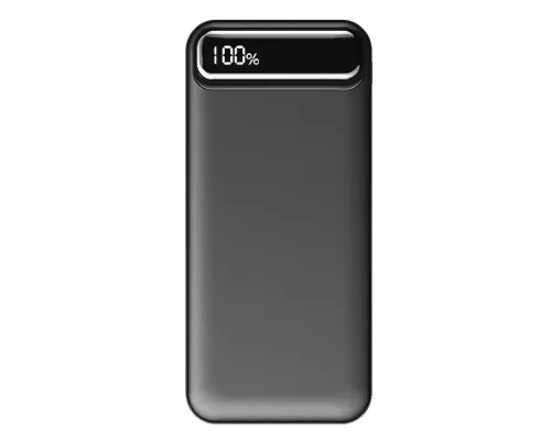 Внешний аккумулятор Groovy 10000 Mah с быстрой зарядкой, черный