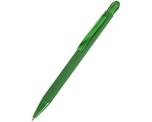 Ручка металлическая Elysia софт-тач, зеленый