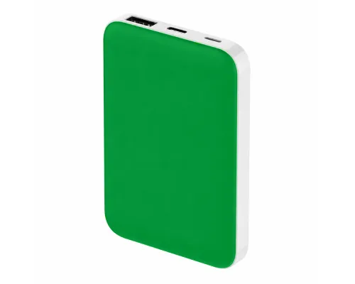 Внешний аккумулятор Fluffy, 5000 Mah, зеленый