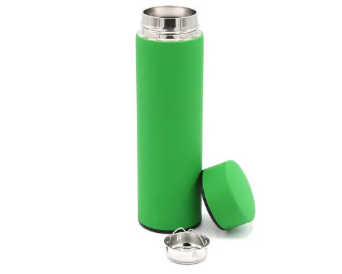 Термос Bronx софт-тач, зеленого цвета