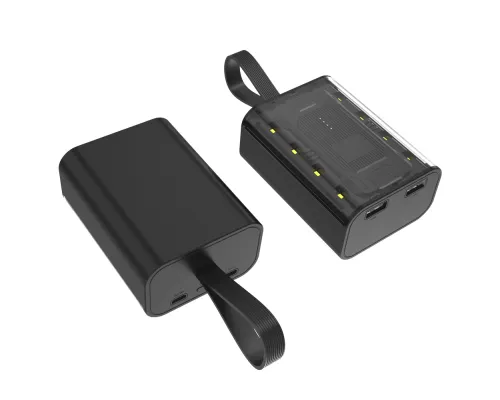 Внешний аккумулятор Courage, 5000 Mah, черный