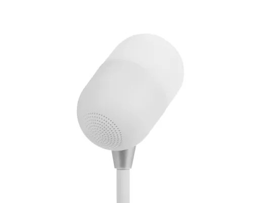 Лампа с колонкой и беспроводной зарядкой Alladin, белая