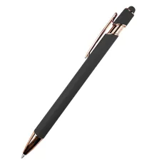 Ручка металлическая Brina софт-тач, серый