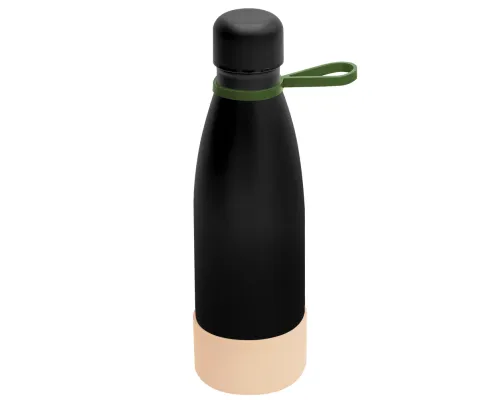 Термобутылка герметичная вакуумная Olivia To Go, чёрный/хаки/бежевый Термобутылка герметичная вакуумная Olivia To Go, чёрный/хаки/бежевый