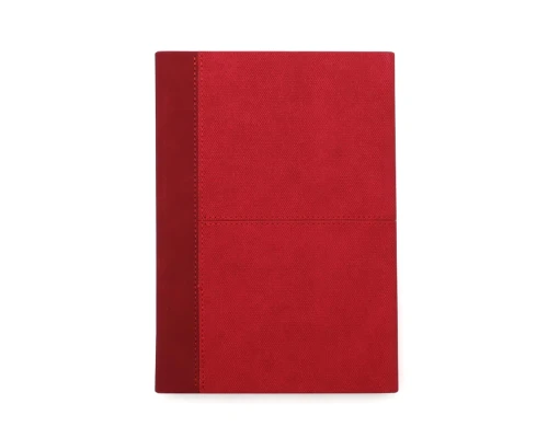 Ежедневник A5 недатированный Enzo, в твёрдой обложке, красный