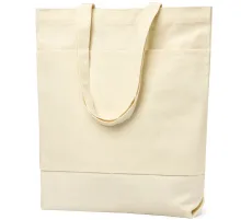Сумка для покупок JETTA с карманами 325 г/м², натуральная
