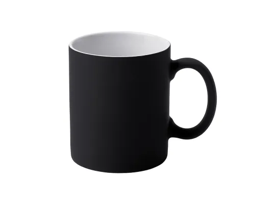 Кружка Bonn Soft, софт тач, черная