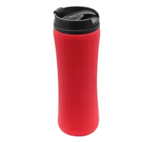 Термокружка Miora софт-тач, красный