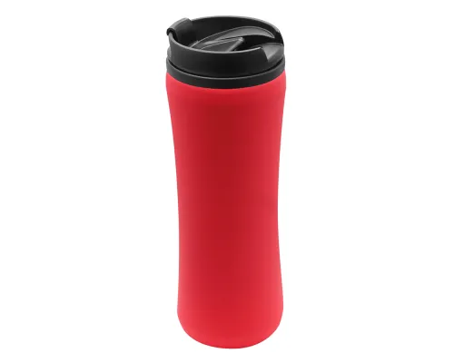 Термокружка Miora софт-тач, красный