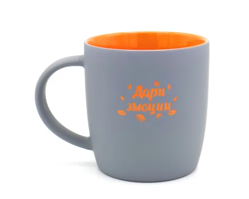 Кружка Spring, софт-тач, оранжевая