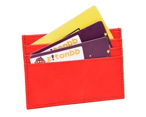 Держатель банковских карт Versa, красный