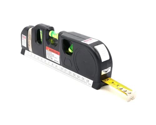 Лазерный уровень Кёльн с рулеткой 3,0 м, черный