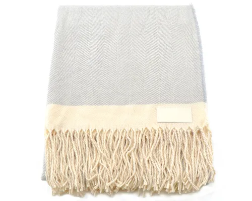 Плед акриловый WINTER, серый