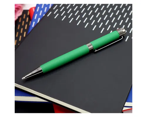 Ручка металлическая Senator, тёмно-зелёная
