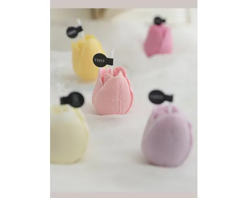 Свеча Тюльпан Оксфорд, розовый