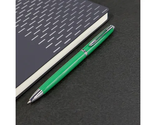 Ручка металлическая Patriot, зелёная