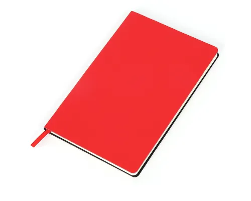 Ежедневник A5 недатированный Simflex в мягком переплёте, красный