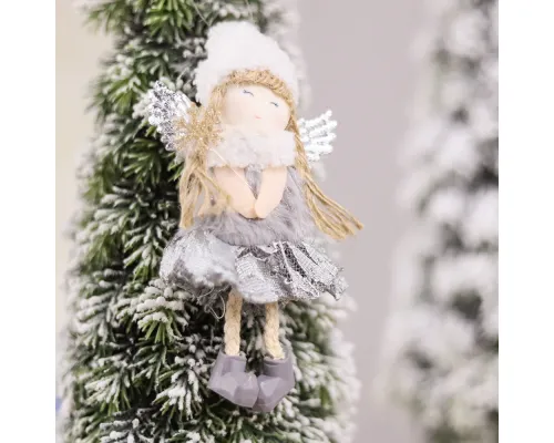Новогоднее украшение рождественский ангел Свитс, серый