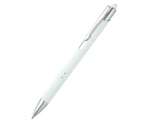 Ручка металлическая Ingrid софт-тач, белая