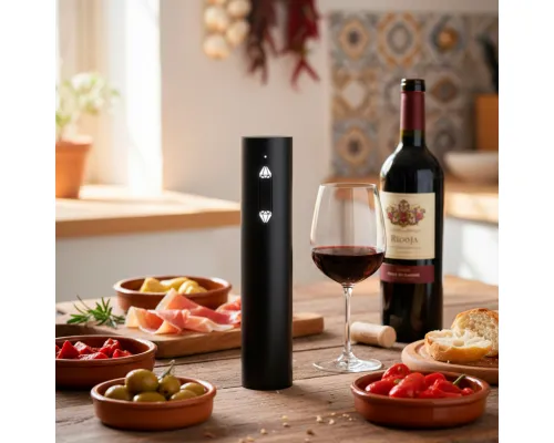 Винный электрический штопор Murcia, черный