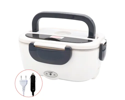 Ланчбокс с подогревом Autobox, серый