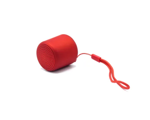 Беспроводная Bluetooth колонка Music TWS софт-тач, красная